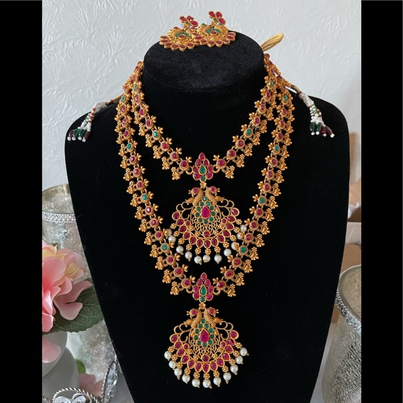 Salwar Kameez Jewelry - Necklace 2 with earrings